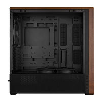 Lian Li LAN217X LANCOOL 217 Walnut Wood Mid Tower Computer Case w 5x FANs Black