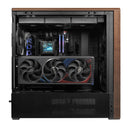 Lian Li LAN217X LANCOOL 217 Walnut Wood Mid Tower Computer Case w 5x FANs Black