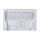 Lian Li O11DMIV2FW MINI V2 ATX Mid-Tower Computer Case Panoramic w 5 FANS White