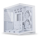 Lian Li O11DMIV2FW MINI V2 ATX Mid-Tower Computer Case Panoramic w 5 FANS White