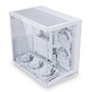 Lian Li O11DMIV2FW MINI V2 ATX Mid-Tower Computer Case Panoramic w 5 FANS White