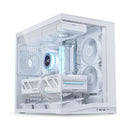 Lian Li O11DMIV2FW MINI V2 ATX Mid-Tower Computer Case Panoramic w 5 FANS White