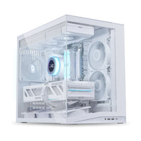 Lian Li O11DMIV2FW MINI V2 ATX Mid-Tower Computer Case Panoramic w 5 FANS White