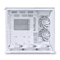 Lian Li O11DMIV2FW MINI V2 ATX Mid-Tower Computer Case Panoramic w 5 FANS White