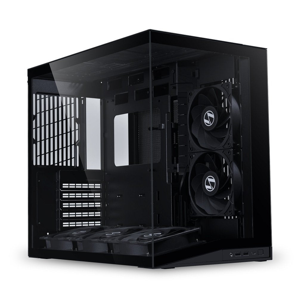 Lian Li O11DMIV2FX MINI V2 ATX Mid-Tower Computer Case Panoramic w 5 FANS Black
