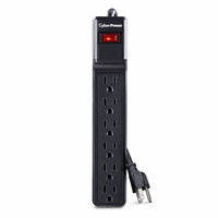CyberPower CSB604 Essential 6 - Outlet Surge with 900 J - Black