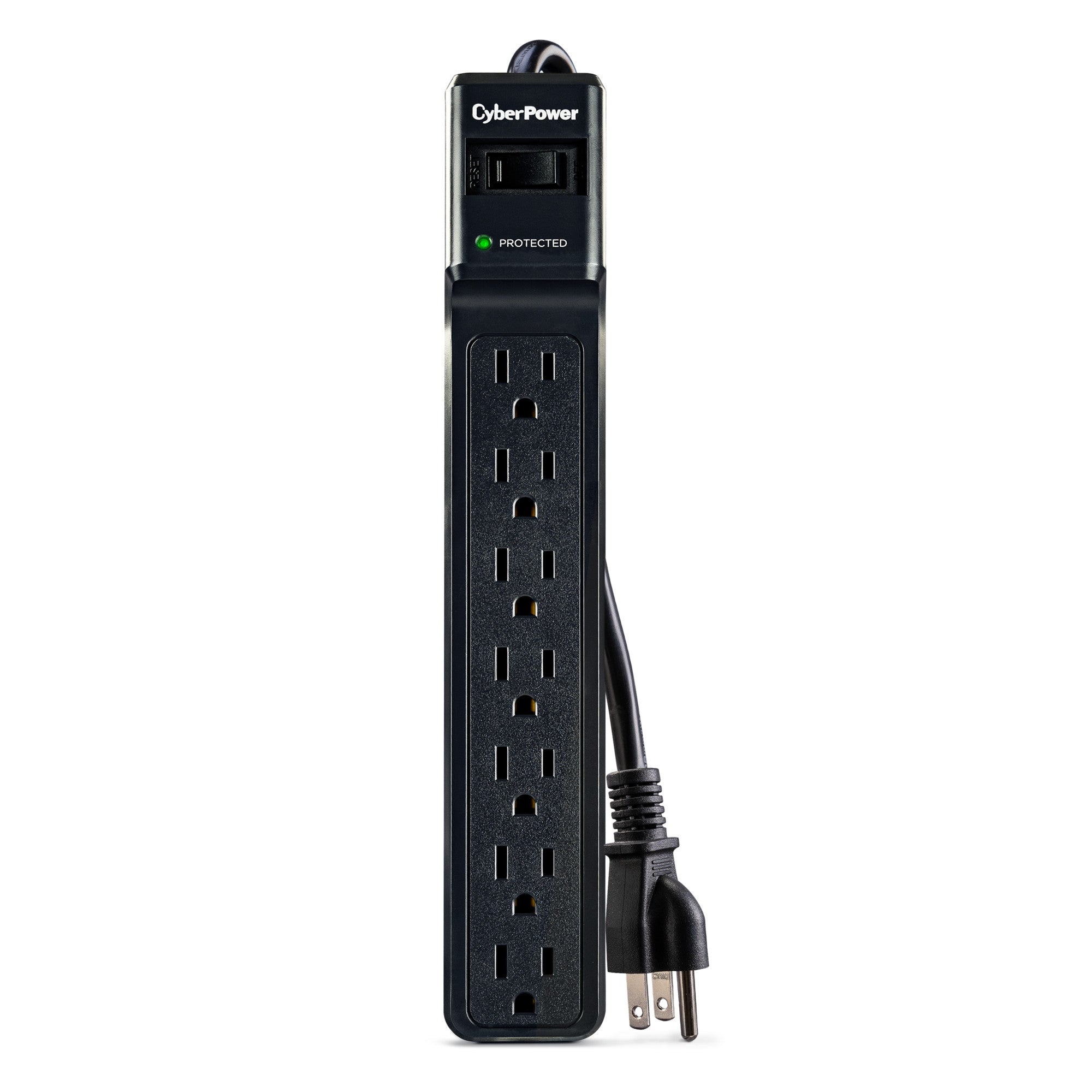CyberPower CSB706 CSB706 7OUT SURGE PROTECTOR; $125K 6FT CORD 1500J EMI/RFI CEG