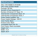Supermicro CSE-836BE1C-R1K03B SuperChassis 3U 16-Bay 3.5 1000W Power Supply eATX
