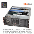 Supermicro CSE-842XTQC-R804B SuperChassis 4U 9-Bay w 800W Power Supply eATX ATX