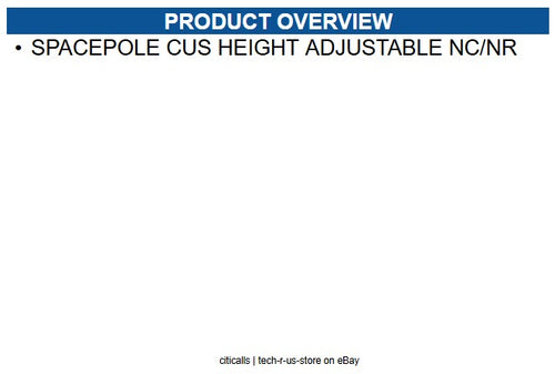 Ergonomic Solutions CSWG004-02 Spacepole Cus Height adjustable  NC/NR