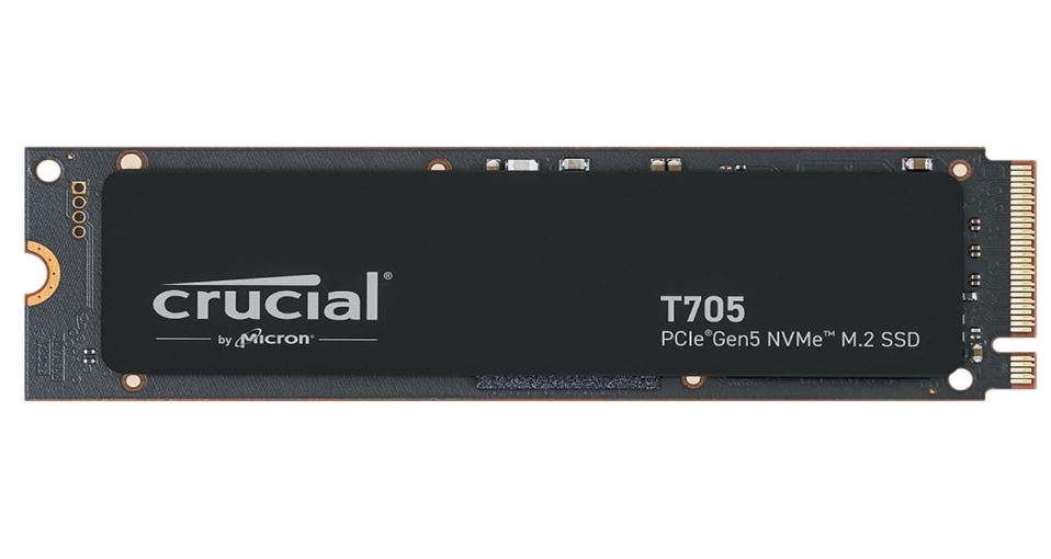 Crucial CT1000T705SSD3 T705 - SSD - 1 TB - PCI Express 5.0 (NVMe) - encrypted