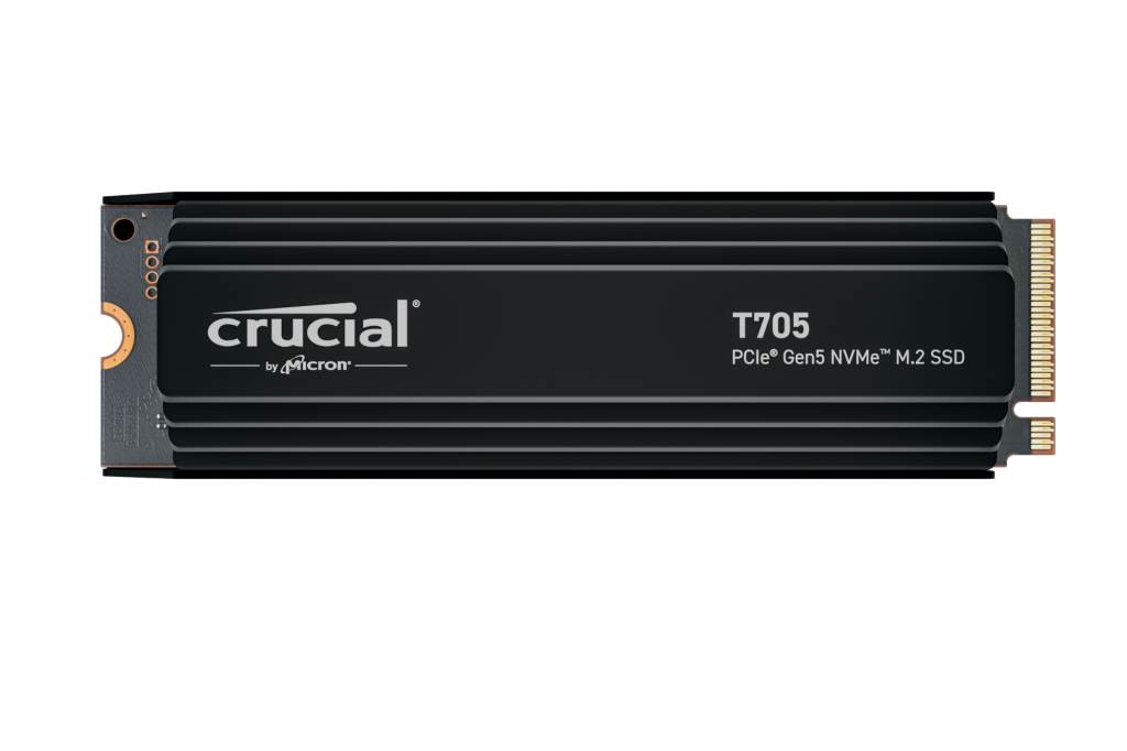 Crucial CT1000T705SSD5 T705 - SSD - 1 TB - PCI Express 5.0 (NVMe) - encrypted