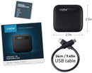 Crucial CT1000X6SSD9 X6 - SSD - 1 TB - external (portable) - USB 3.1 Gen 2