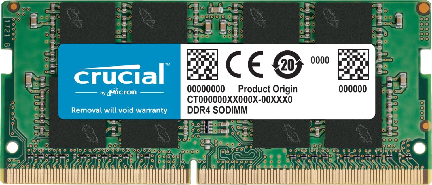 Crucial CT16G4SFD824A - DDR4 - module - 16 GB - SO-DIMM 260-pin - 2400 MHz