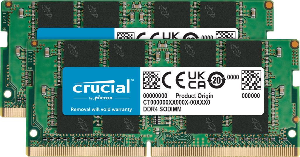 Crucial CT2K16G4SFRA32A DDR4 - kit - 32GB: 2 x 16 GB - SO-DIMM 260-pin - 3200MHz