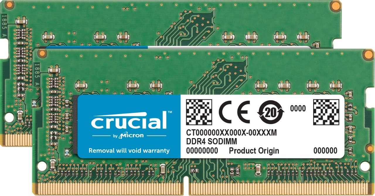 Crucial CT2K32G4S266M DDR4 - kit - 64 GB: 2 x 32 GB -SO-DIMM 260-pin - 2666 MHz