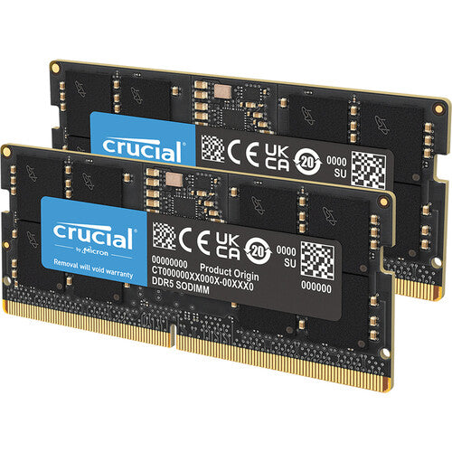 Crucial CT2K64G56C46S5 128GB Kit (2x64GB) DDR5 5600Mhz SODIMM Memory