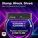 Crucial CT4000T710SSD8 Solid State Drive - 4TB T710 PCIe Gen5 Retail