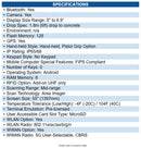 Honeywell CT47-X1N-58D6E0G CT47 Handheld Computer 1D, 2D - 5G, 4G, 3G, 2G, LTE