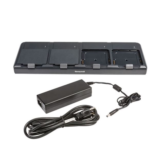 Honeywell CT50-QBC-1-R Accessory - Quad Battery Charger - Black