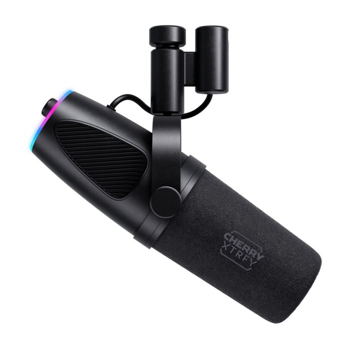 Cherry CX-NGALE-R-RGB-BLACK NGALE R, a premium USB Mic for recording