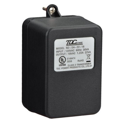 Bosch CX4010 Transformer, plug-in, 18V 22VA - 110 VAC primary voltage input