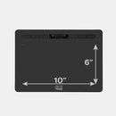 Adesso CYBERTABLET K10 10" x 6" Graphic Tablet - 5080 lpi Cable - Black