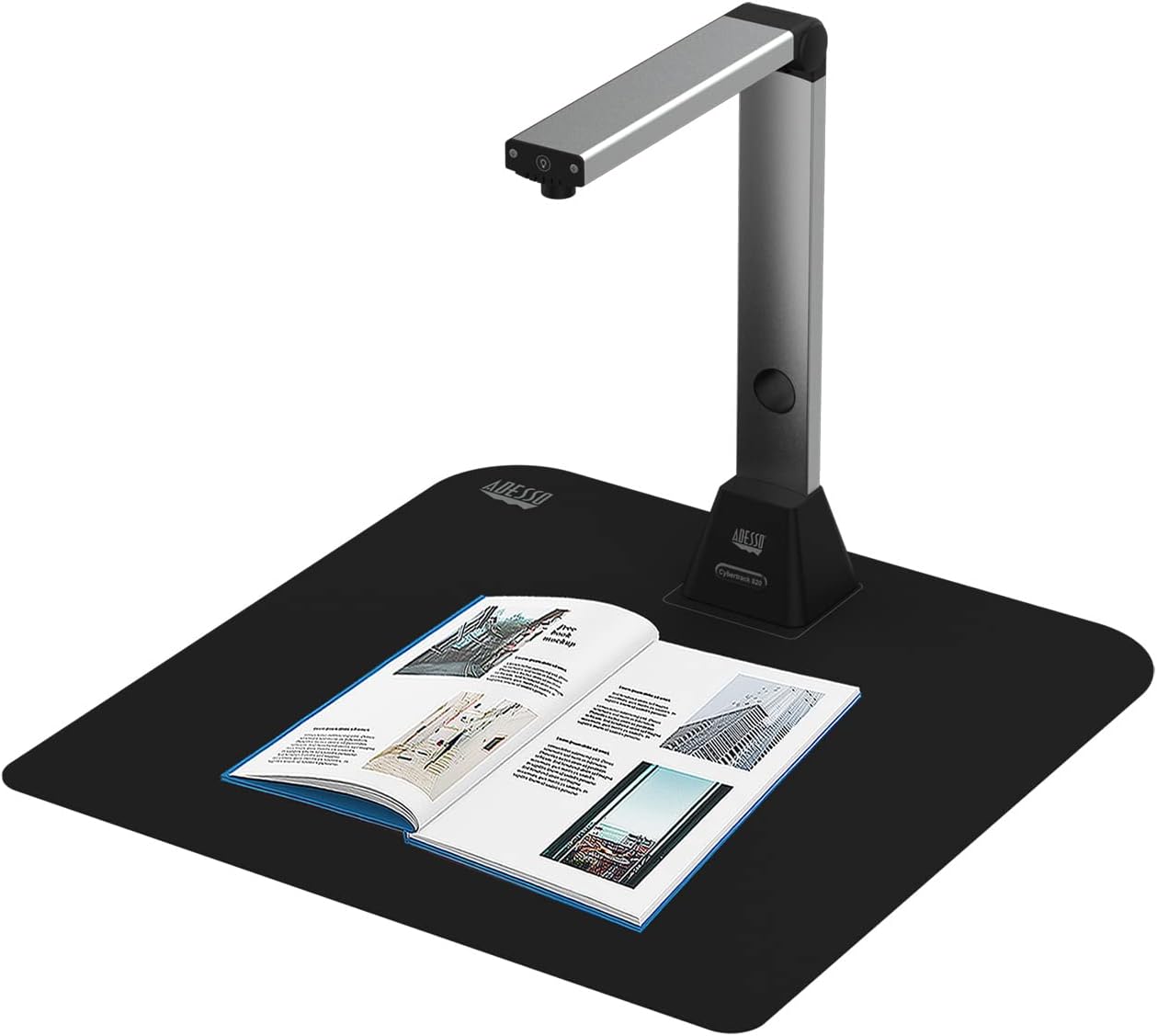Adesso CYBERTRACK 820 8 Megapixel Fixed-Focus A3 Document Camera Scanner w/ OCR