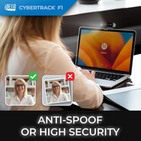 Adesso CyberTrack F1 Webcam - 2.1 Megapixel - 30 fps - USB 2.0 - 1 Each