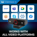 Adesso CyberTrack F1 Webcam - 2.1 Megapixel - 30 fps - USB 2.0 - 1 Each