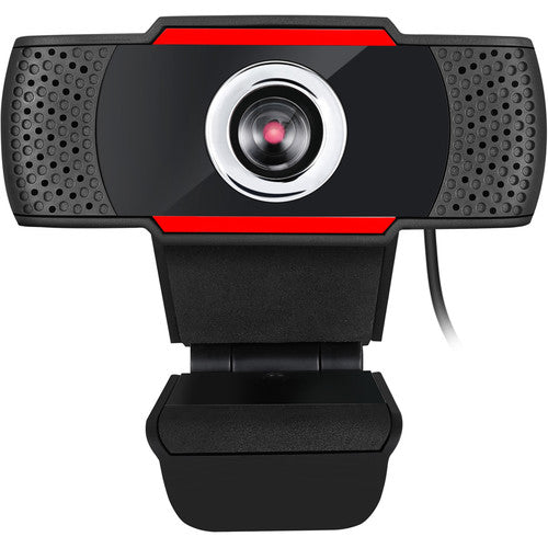 Adesso CYBERTRACK H3 Webcam - 1.3 Megapixel - 30 fps - Black, Red - USB 2.0