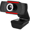 Adesso CYBERTRACK H3 Webcam - 1.3 Megapixel - 30 fps - Black, Red - USB 2.0