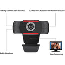 Adesso CYBERTRACK H3 Webcam - 1.3 Megapixel - 30 fps - Black, Red - USB 2.0