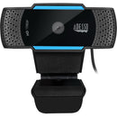 Adesso CyberTrack H5 1080P Webcam - 2.1 Megapixel - 30 fps - USB 2.0 -Auto Focus