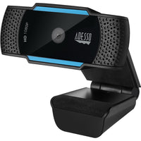 Adesso CyberTrack H5 1080P Webcam - 2.1 Megapixel - 30 fps - USB 2.0 -Auto Focus