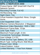 Adesso Cyberview 2000 Gyration 2 Megapixel Indoor Full HD Network Camera