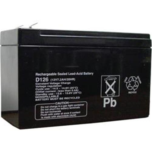 Radionix D126 Battery, 12V 7Ah, rechargeable sealed lead-acid power supply