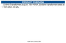 Radionix D1640 Transformer Plug-in, 16V AC, 40VA