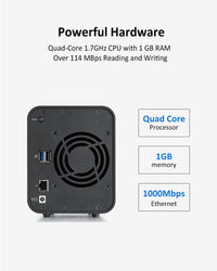 TerraMaster D2-320 USB RAID Enclosure - USB 3.2 Gen 2 10Gbps Type C 2Bay RAID