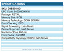 Synology D4ES03-8G 8 GB DDR4 SDRAM ECC Unbuffered 260-pin SoDIMM for DS925 NAS