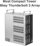 TerraMaster D8-332 - Hard drive array - 8 bays (SATA-600) - Thunderbolt 3