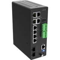 AXIS 02621-001 D8208-R Industrial PoE++ Switch - 8 Ports - Manageable