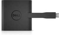 Dell DA200 Adapter-USB-C to HDI-/VGA/Ethernet/USB 3.0 - Black