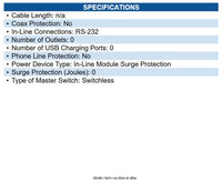 Eaton DB9 DataShield Serial In-Line Surge Protector, DB9