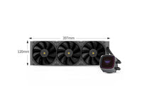 PcCooler DE360-BKAWXX-GL Powerful Dual-Pump AIO Liquid CPU Cooler, support Intel