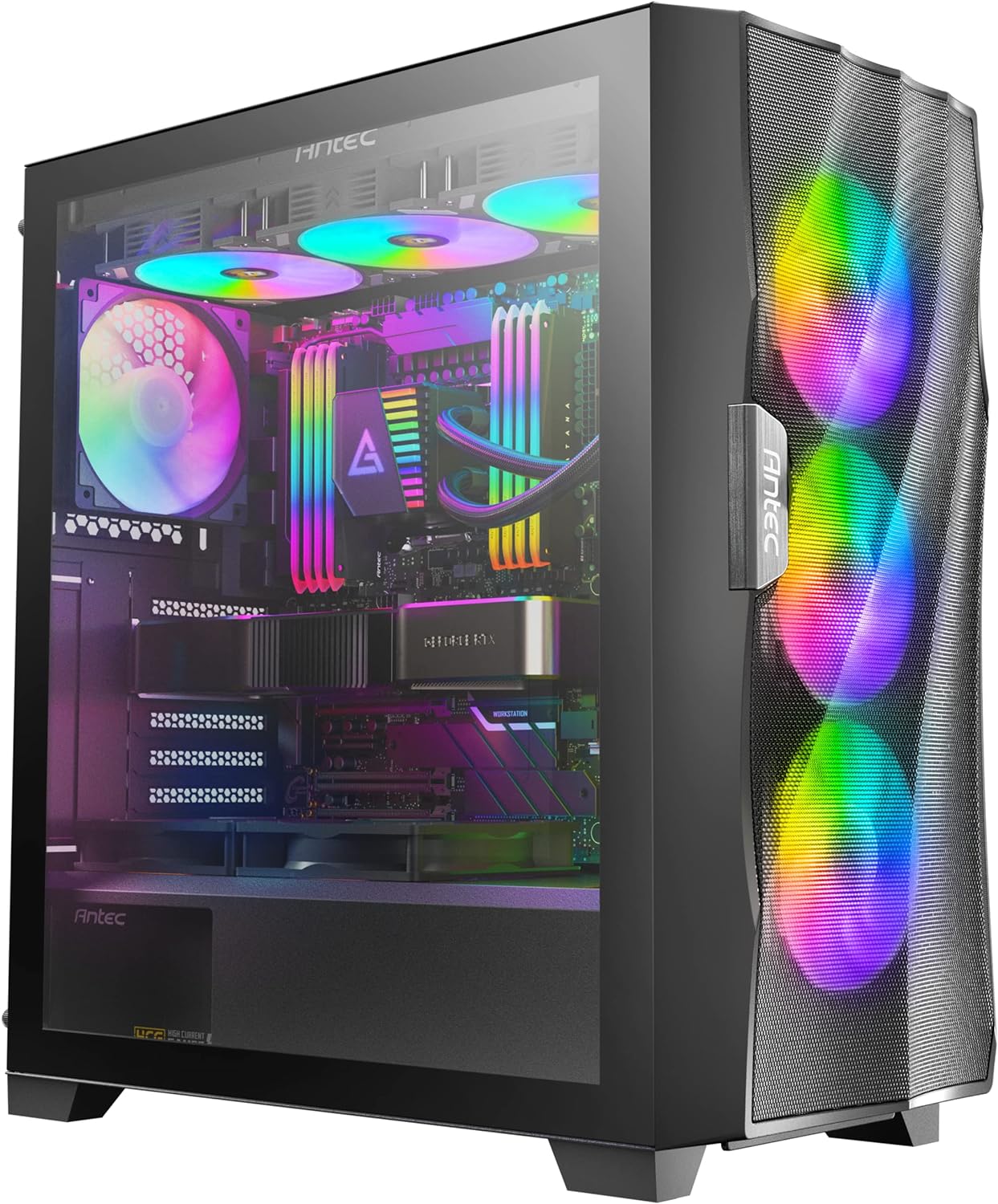 Antec DF700 FLUX Dark League - Mid tower - ATX - windowed side panel