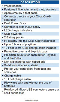 DreamGear DG-DGXB1-6630 Player's Kit for Xbox One