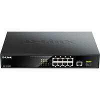 D-Link DGS-1010MP 10-Port Gigabit Rackmount PoE Switch - Rack-mountable