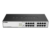 D-Link DGS-1016D 16P 10 100 1000 Gigabit Swith Rackmount Desktop