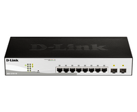 D-Link DGS-1210-10 Web Smart 8-Port Gigabit Switch with 2 SFP Slots